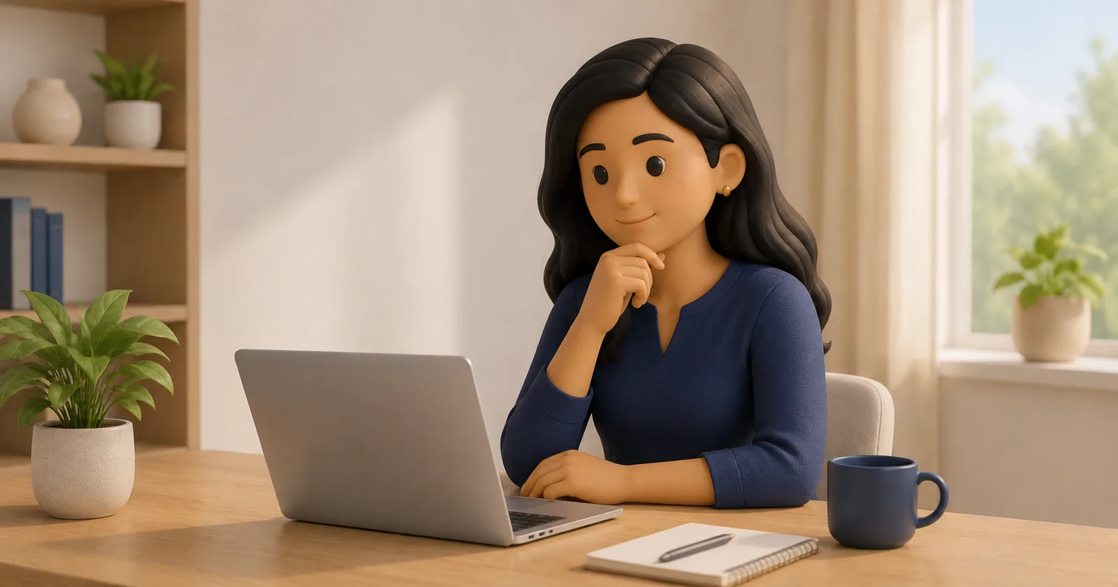 A person comparing physiotherapist profiles on a laptop to choose the right one.